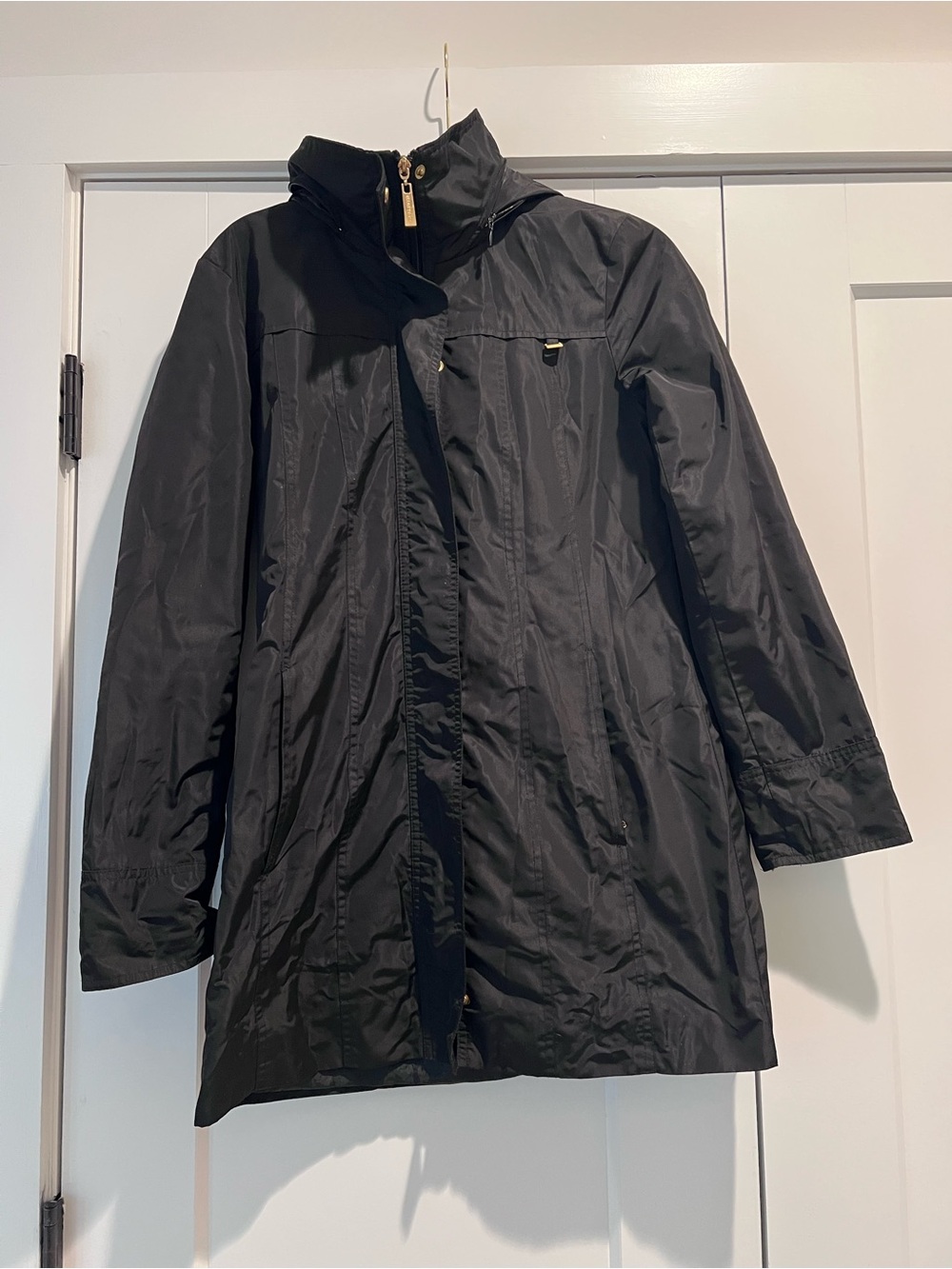 Ellen Tracy Black Rain Coat